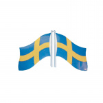 Flag sticker Sweden 20x14 cm Flag sticker Sweden 20x14 cm