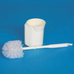 Toilet brush with holder