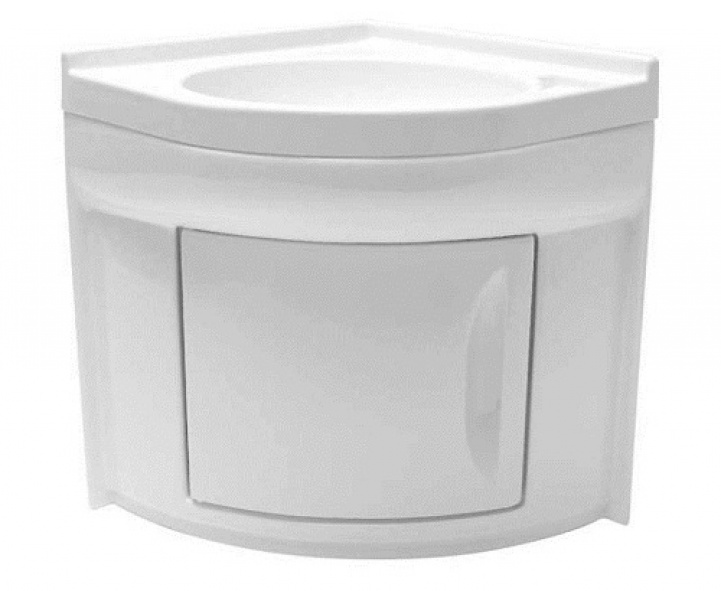 Corner sink with cabinet in the group Water & Sanitation / Water / Sink & Shower Tray / Sink at Campmarket (65089)