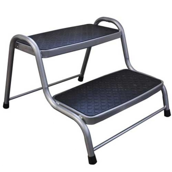 Two-step wide staircase in the group Camping furniture / Footsteps / Double staircase at Campingvaruhuset i Norden AB (65096)