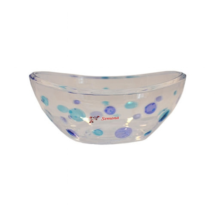 Semona Bowl Blue & Turquoise Dots in the group Household & Kitchen / Serving / Bowls at Campmarket (65099)