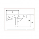 Support leg ALKO Clickfix 40-49 cm Support leg ALKO Clickfix 40-49 cm