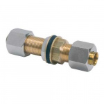 Shot passage in brass, 8mm pipe Shot passage in brass, 8mm pipe