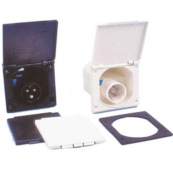 Eling entrance CEE in the group Caravan & Motorhome / Electronics / Switches & In/Outlets / Eling and Connection at Campingvaruhuset i Norden AB (65189)