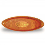 Side marker light LED oval