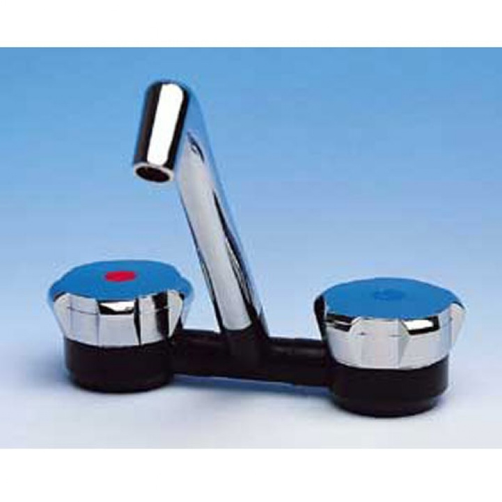 NOVO Double Tap black / chrome in the group Water & Sanitation / Water / Water taps / Cold & Hot Water Taps at Campingvaruhuset i Norden AB (65289)