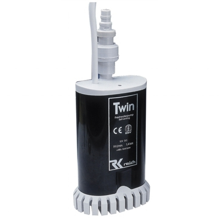 Drain pump Twin with check valve in the group Water & Sanitation / Water / Water pumps / Drain pumps at Campingvaruhuset i Norden AB (65291)