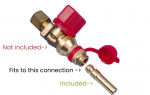 Hose Nipple Quick Connector For Gas Outlet 8 mm