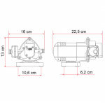 Fiamma Aqua8 Pressure Water Pump 10L/min 1.5bar Fiamma Aqua8 Pressure Water Pump 10L/min 1.5bar