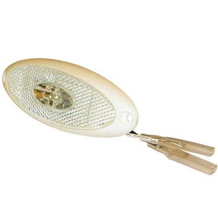 Position light LED with white frame in the group Caravan & Motorhome / Electronics / Traffic & Exterior lighting / Position light at Campingvaruhuset i Norden AB (65418)