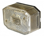 Position light with reflector 65*44*23 White Position light with reflector 65*44*23 White