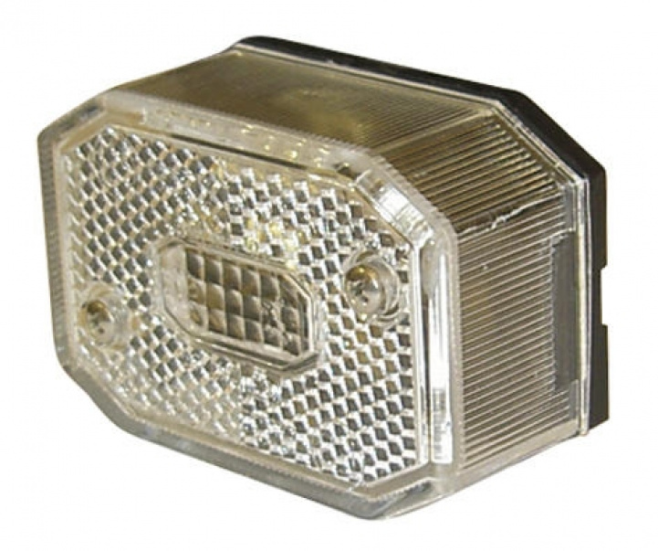 Position light with reflector 65*44*23 White in the group Caravan & Motorhome / Electronics / Traffic & Exterior lighting / Position light at Campmarket (65423)