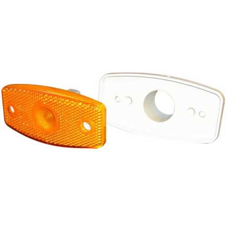 Side marker light Jokon with white frame in the group Caravan & Motorhome / Electronics / Traffic & Exterior lighting / Side marker light at Campingvaruhuset i Norden AB (65438)