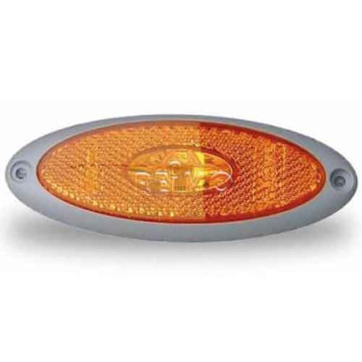 Side marker light LED with Grey frame in the group Caravan & Motorhome / Electronics / Traffic & Exterior lighting / Side marker light at Campmarket (65448)