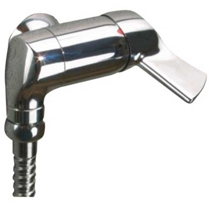 Ceramic style mixer with switch chrome in the group Water & Sanitation / Water / Water taps / Shower mixer at Campingvaruhuset i Norden AB (65488)