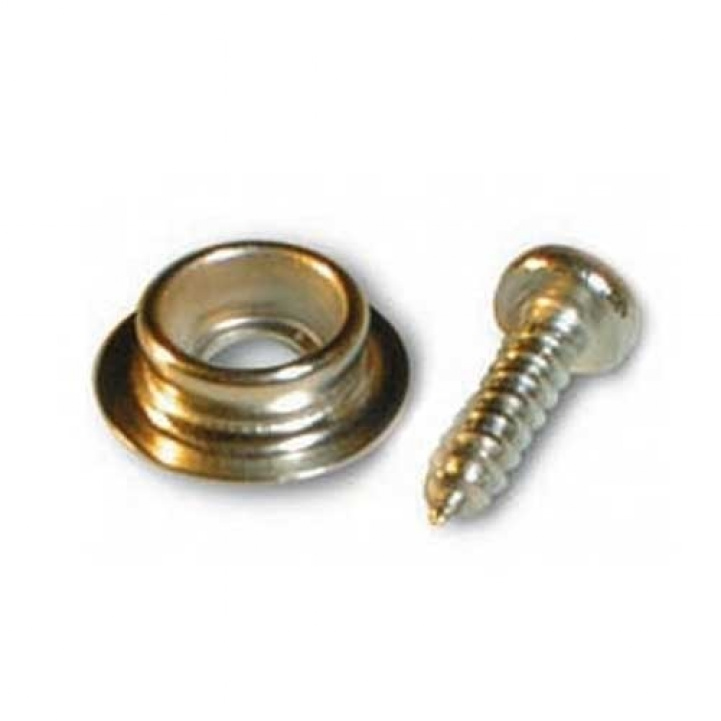 Push Button with Screw 10-pack in the group Awning & Canopies / Accessories-Parts / Fitting piece & Coats at Campmarket (65489)