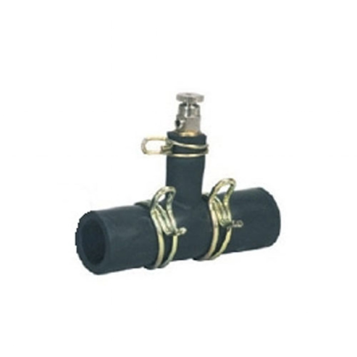 Rubber connection with air screw and clamp in the group Caravan & Motorhome / Heat, Cold & Ventilation / Alde / Installation material at Campingvaruhuset i Norden AB (65495)