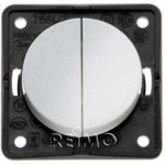 12V Switch Berker Integro Double Chrome