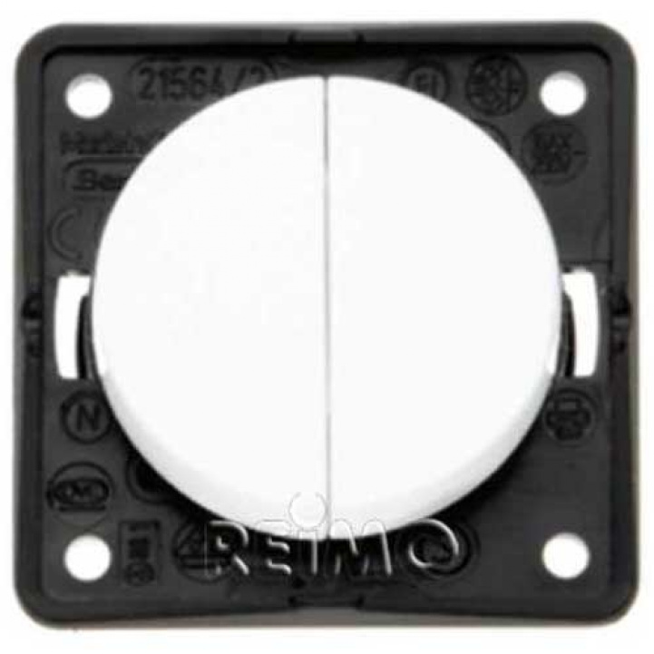 12V Double White Switch in the group Caravan & Motorhome / Electronics / Switches & In/Outlets / Switch at Campingvaruhuset i Norden AB (65629)