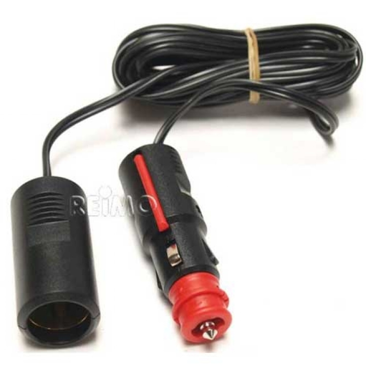 Extension cable 12v 4m in the group Caravan & Motorhome / Electronics / Switches & In/Outlets / 12V outlet at Campmarket (65631)