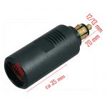 Adapter From Small To Normal Cigarette Socket Adapter From Small To Normal Cigarette Socket
