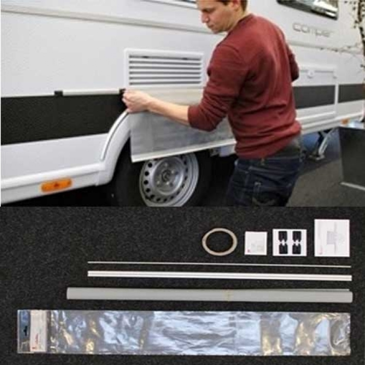 Universal kit wheel housing cover 75 or 150 cm in the group Awning & Canopies / Accessories-Parts / Fitting piece & Coats / Wheelhouse covers at Campingvaruhuset i Norden AB (65724)