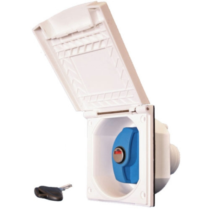 Water inlet with lockable lid in the group Water & Sanitation / Water / Refills at Campmarket (65753)