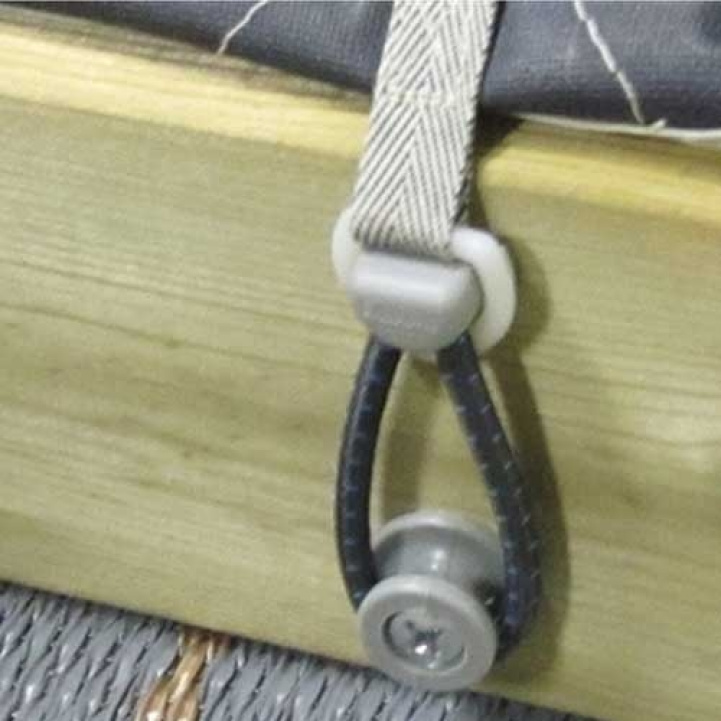 Fastening knob + screw for rubber band 25 pack in the group Awning & Canopies / Accessories-Parts / Isabella Original / Spare parts at Campingvaruhuset i Norden AB (65755)