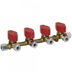 4-way block valve 10/8 mm 4-way block valve 10/8 mm
