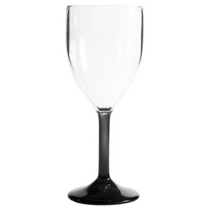 Smoke-colored wine glasses with a narrow foot, 4-pack in the group Household & Kitchen / Glass & Mugs / Wine glass at Campingvaruhuset i Norden AB (65800)