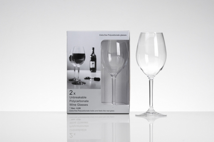 Polycarbonate wine glasses 29 cl 2-pack in the group Household & Kitchen / Glass & Mugs / Wine glass at Campingvaruhuset i Norden AB (65806)