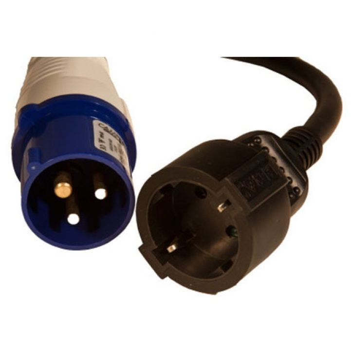 Adapter cable 0.4m CEE (male) - socket in the group Caravan & Motorhome / Electronics / Switches & In/Outlets / Eling and Connection at Campingvaruhuset i Norden AB (65808)