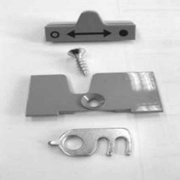 Dometic Refrigerator Lock Complete Grey in the group Caravan & Motorhome / Heat, Cold & Ventilation / Refrigerators & Coolers / Spare parts & Accessories at Campingvaruhuset i Norden AB (65895)