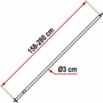 Fiamma Door Pole for Privacy Room & Zip Fiamma Door Pole for Privacy Room & Zip