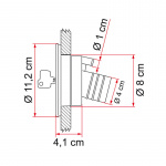Fiamma Water Tank Filling Black