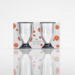 Smoky-colored juice glass 4-pack