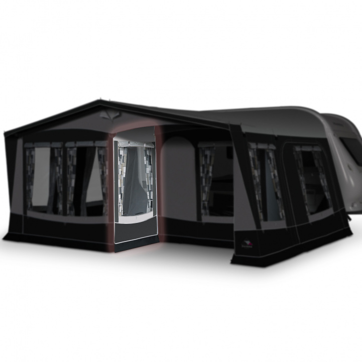 Doréma Intermediate Wall with Window Royal 350 De Luxe in the group Awning & Canopies / Accessories-Parts / Accessory A-measure tent / Accessories Doréma at Campingvaruhuset i Norden AB (66134)