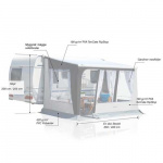 Inaca Awning Tent Venecia 350/400 Inaca Awning Tent Venecia 350/400