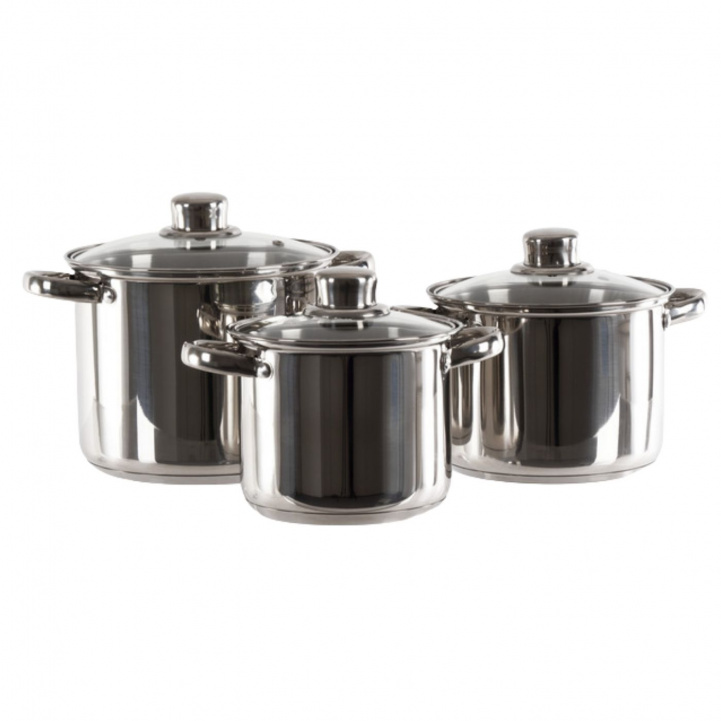 Camp4 Cookware Set 3-pack in the group Household & Kitchen / Kitchen accessories / Pots and Pans at Campmarket (66238)