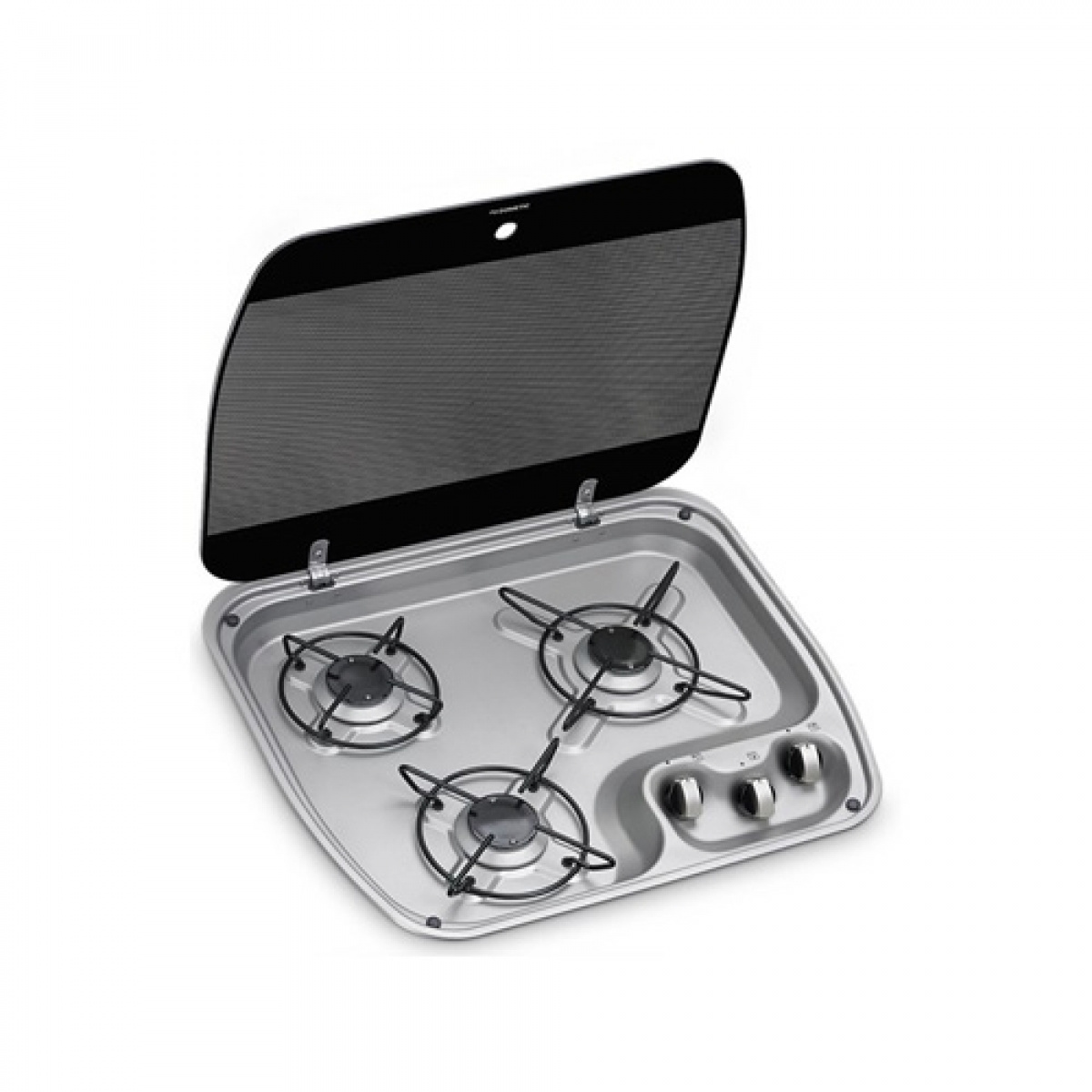 Dometic Stainless Steel 3-Burner Cooktop with Glass Lid in the group Household & Kitchen / Sinks & Cooktops at Campingvaruhuset i Norden AB (66318)