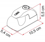 Security lock for motorhome living area door Security lock for motorhome living area door