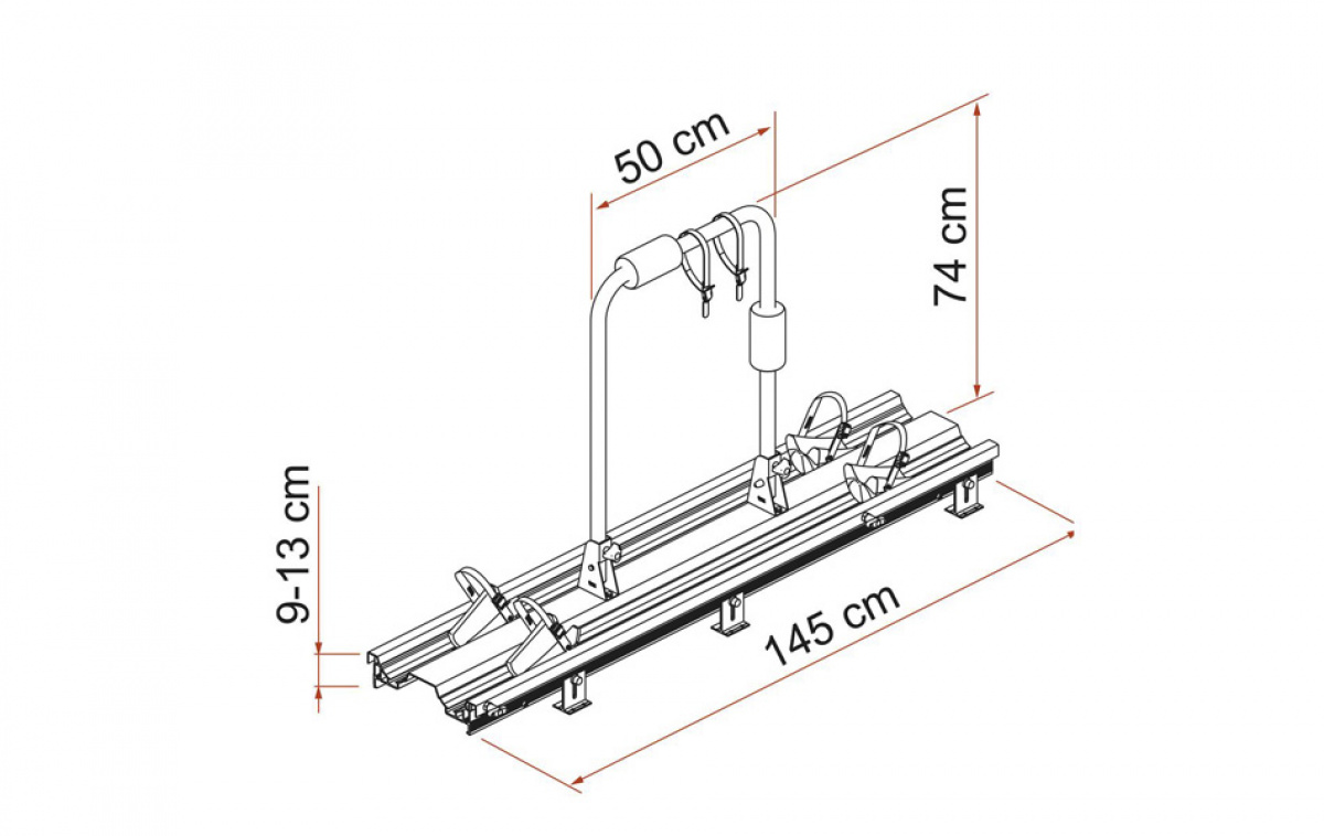Fiamma Garage Slide Pro in the group Caravan & Motorhome / Chassis / Bicycle rack / Garage at Campmarket (66434)