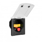 Gas outlet with shut-off valve Gas outlet with shut-off valve