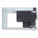 TV mount, pulled out to the right