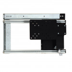 TV mount, pulled out to the right