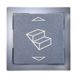 12V Switch Footstep Grey/Chrome 12V Switch Footstep Grey/Chrome