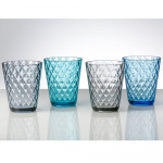 Drinking glass Diamond 4-pack