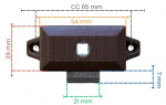 Lock case Brown