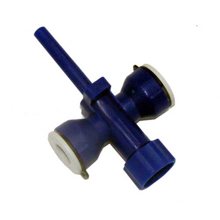 Drain valve with knob Uniquick 12mm 2in/1out in the group Water & Sanitation / Water / Water connections etc. / Cranes and nipples at Campmarket (66780)