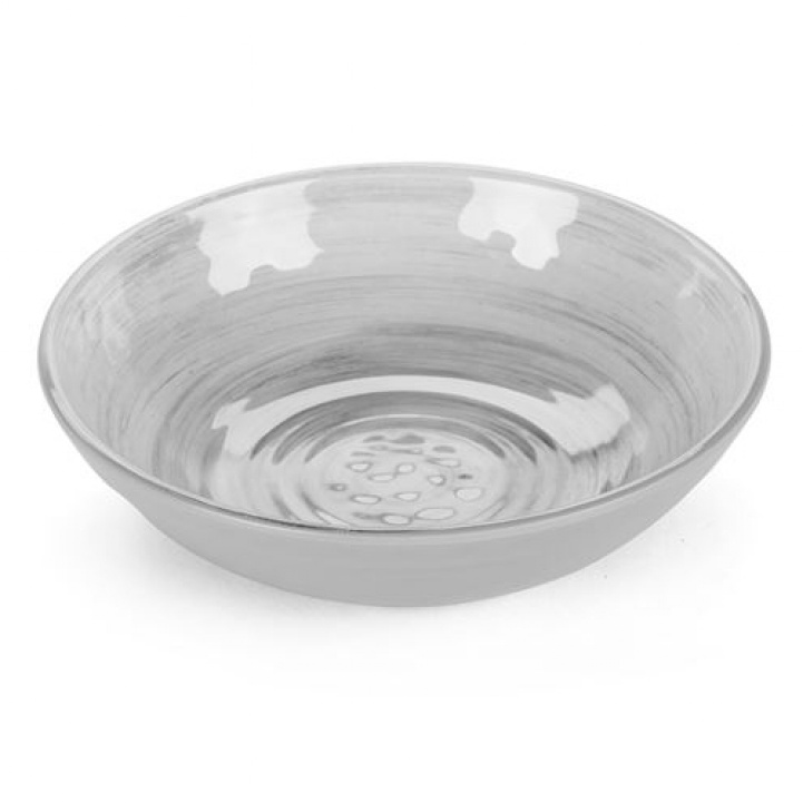 Barocco Melamine Soup Plate Grey in the group Household & Kitchen / Serving / Bowls at Campingvaruhuset i Norden AB (66882)
